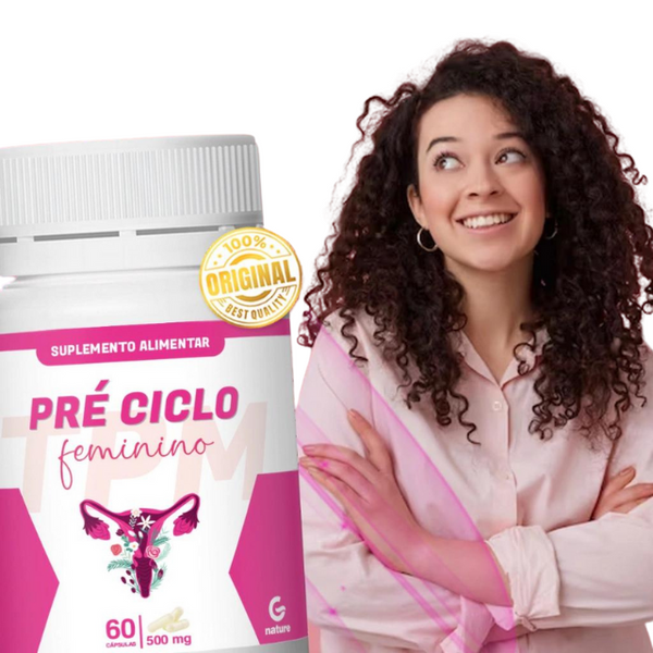 Kit pré ciclo feminino com 3 frascos 60 CÁPS GENATURE