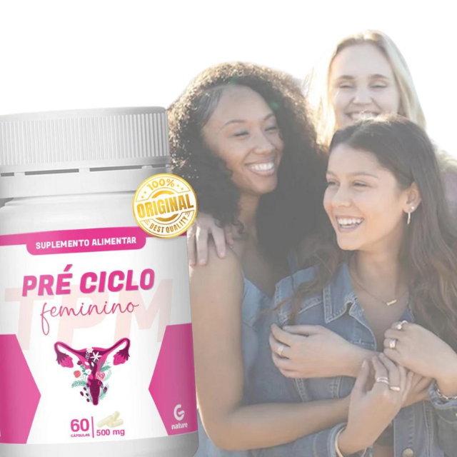 Kit pré ciclo feminino com 3 frascos 60 CÁPS GENATURE