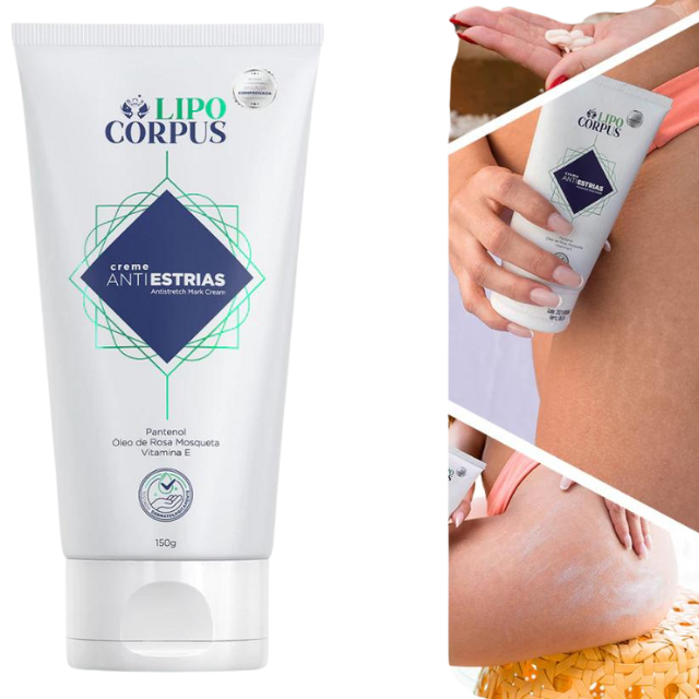 Lipo Corpus Creme para Remover Estrias