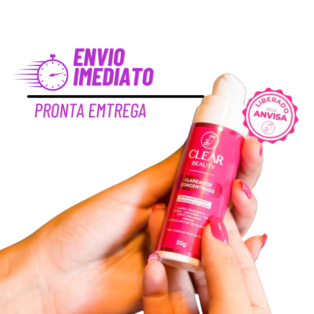 Clear Beauty Creme Clareador de Axilas, Virilhas e Partes Intimas - Envio Rápido