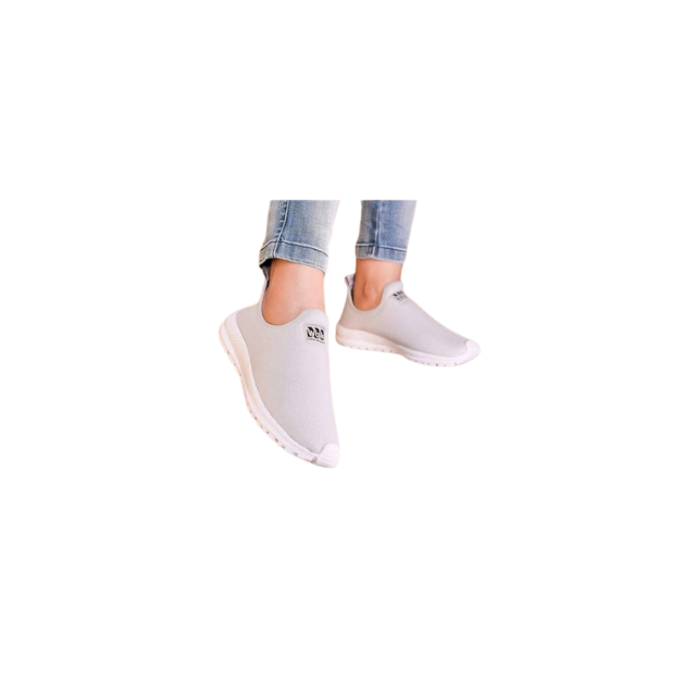 Tênis Meia Calce Fácil Feminino ortopédico Slip On Academia Caminhada Treino