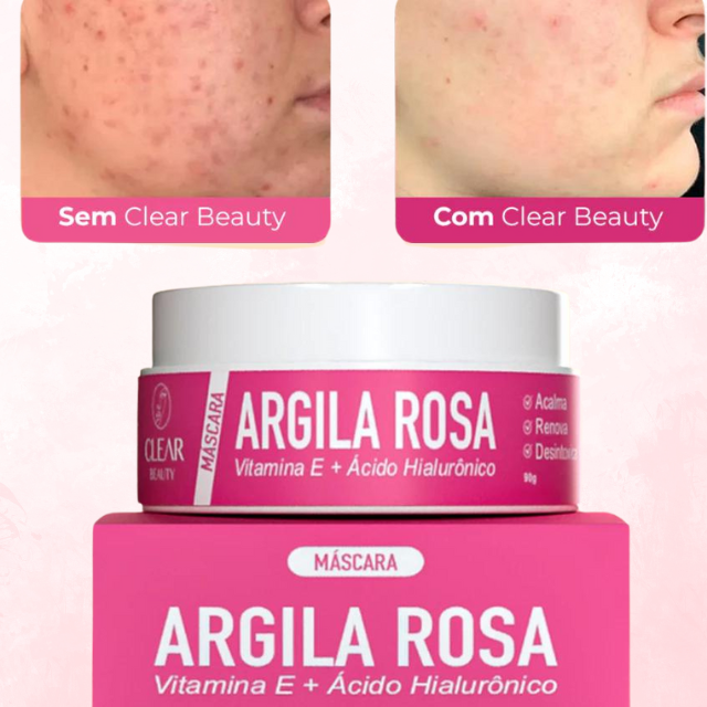 Máscara Facial 3 em 1 + Ácido Hialurônico - 90g