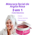 Máscara Facial 3 em 1 + Ácido Hialurônico - 90g