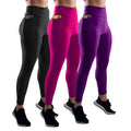 Kit 3 Calça Legging com Bolso Lateral